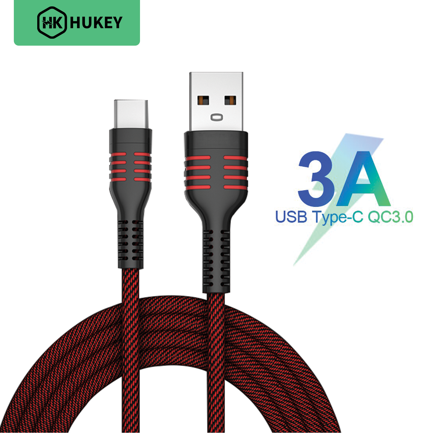 Cáp sạc nhanh cho điện thoại Android, iphone siêu bền siêu chắc Hukey
