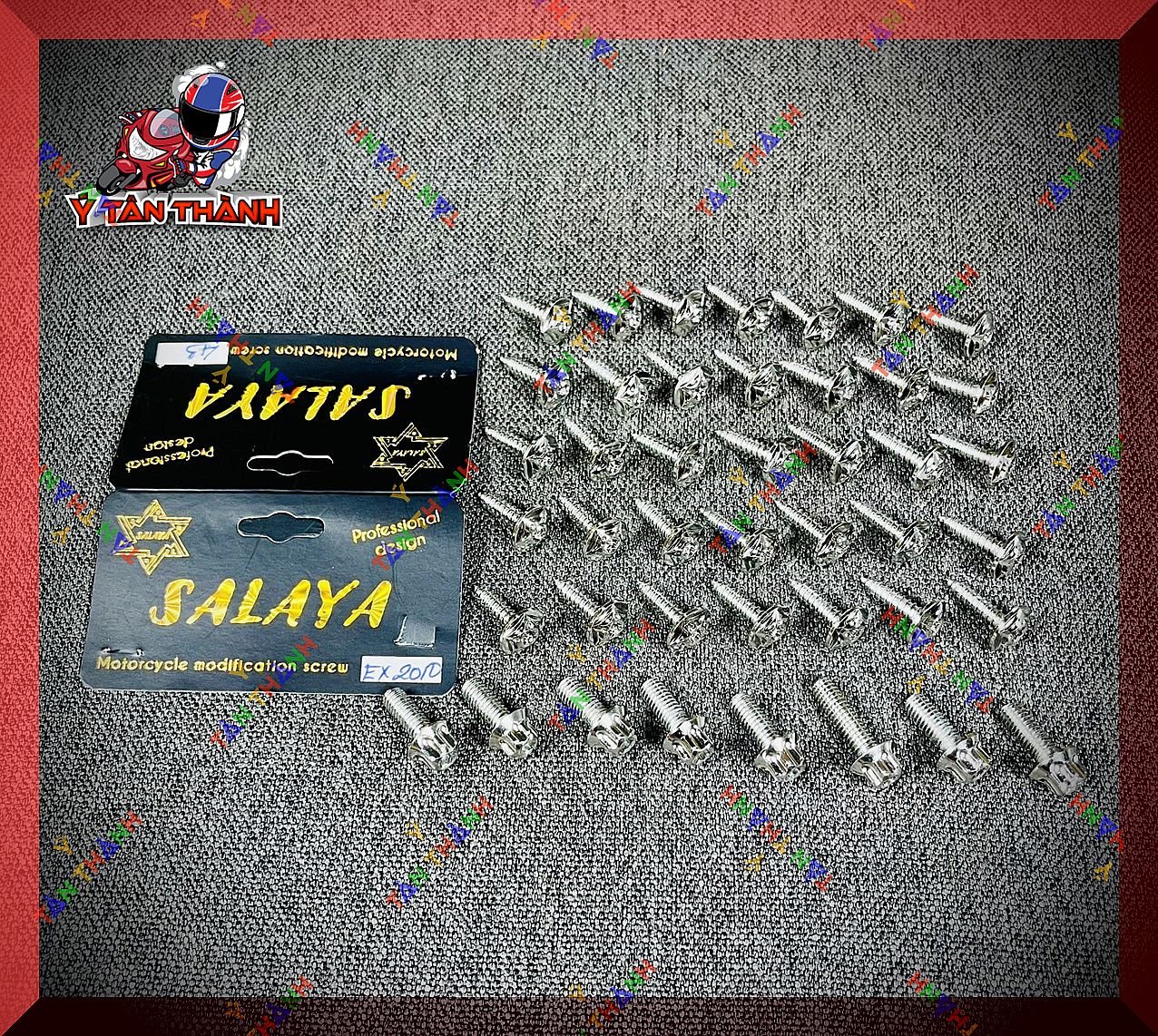 Bộ ốc áo inox salaya xe exciter 135 4 số ms 64