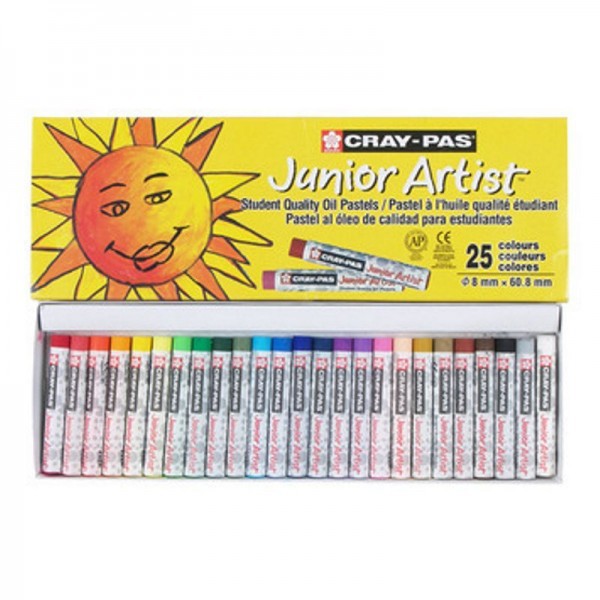 Màu sáp dầu cray-pas junior artist bộ 25 màu-dụng cụ vẽ tâm tâm
