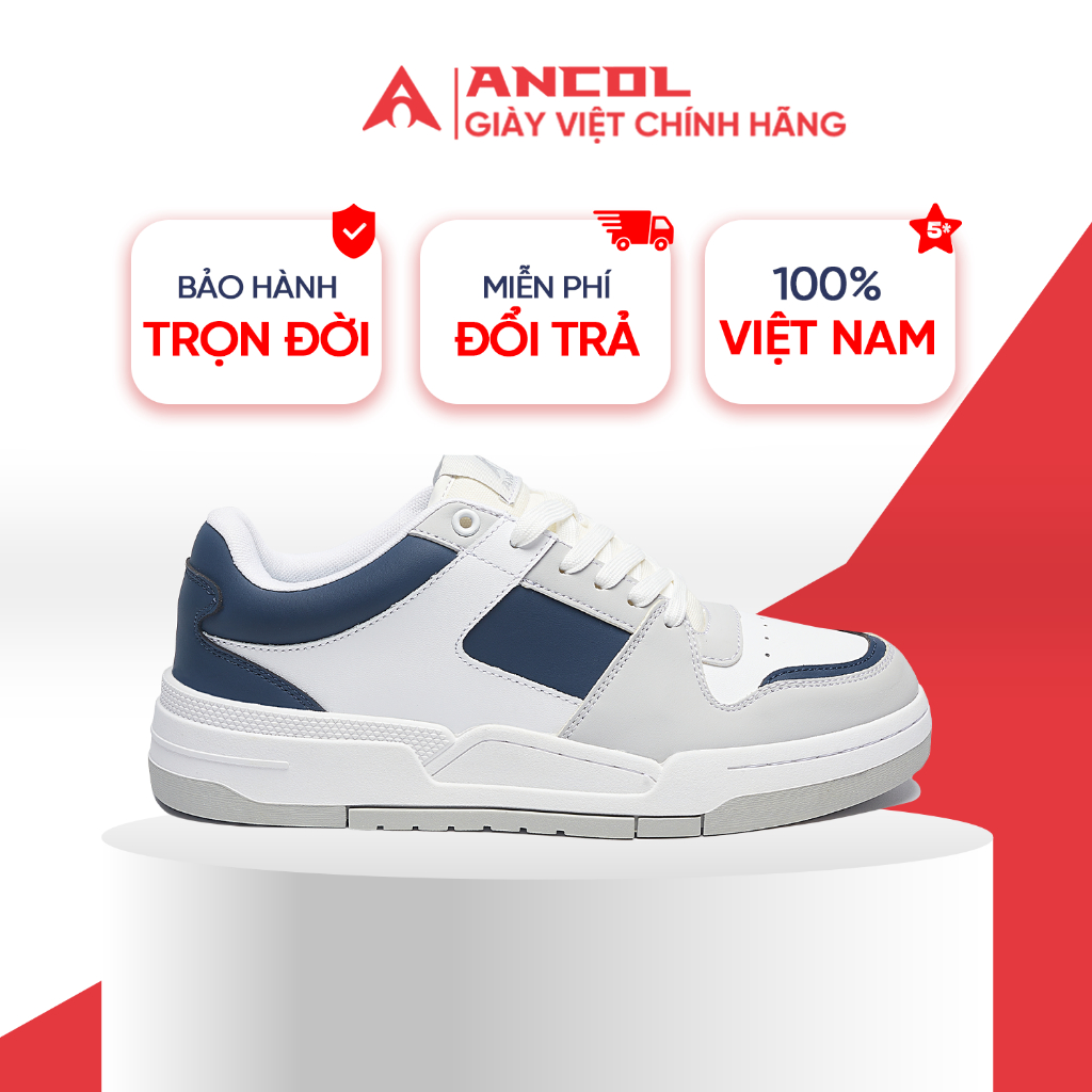 {Siêu cuối tháng} Giày thời trang nam nữ Ancol Extreme Luna size 39-44, chất liệu da thật 100%, vải lót từ bã cafe, đế cao su êm chân, thoáng khí.