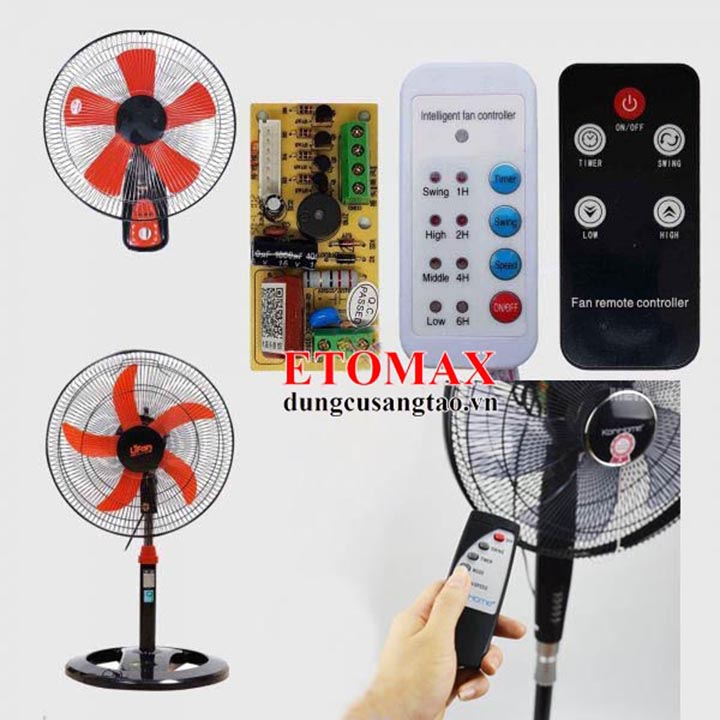Mạch điều khiển quạt từ xa tomax v2