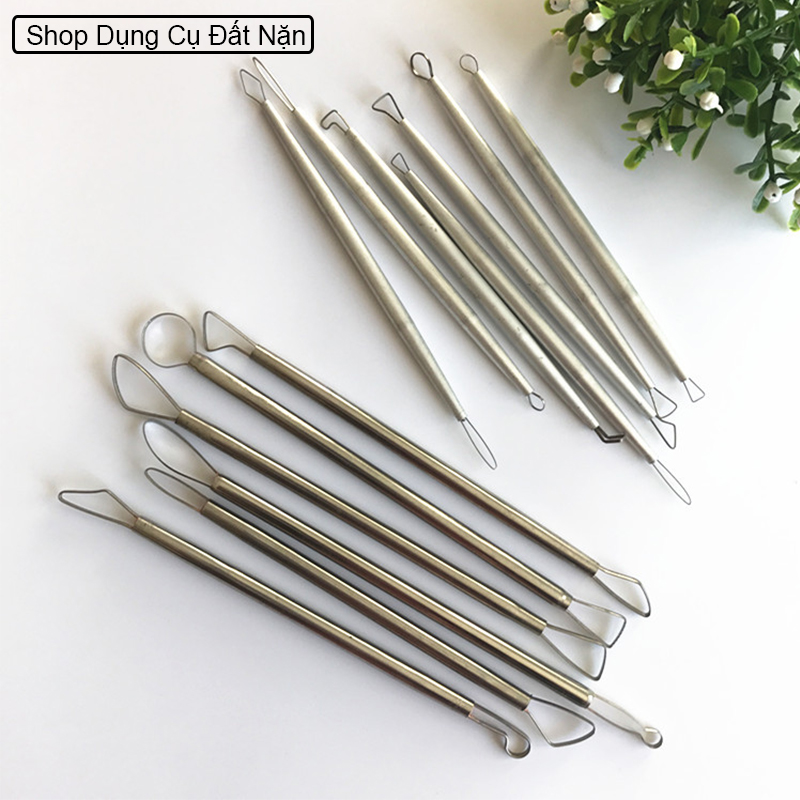 13 Dụng cụ điêu khắc đất sét, dụng cụ nạo đất sét, đất nặn