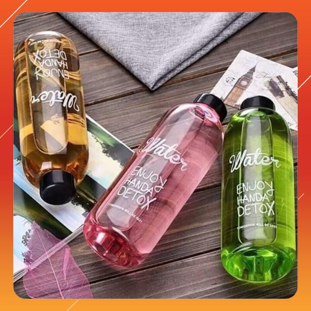 [HCM]Bình được nước detox 1000 ml (kèm túi)  chất liệu nhựa trong suốt gọn gàng tiện lợiBình được nước detox 1000 ml (kèm túi)bình nước chai nước detox