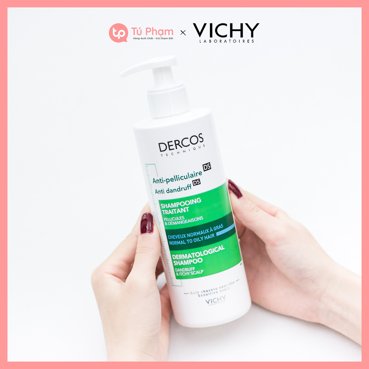 Dầu Gội Giảm Gầu Vichy Dercos Anti - Pelliculaire Anti Dandruff Shampooing Traitant