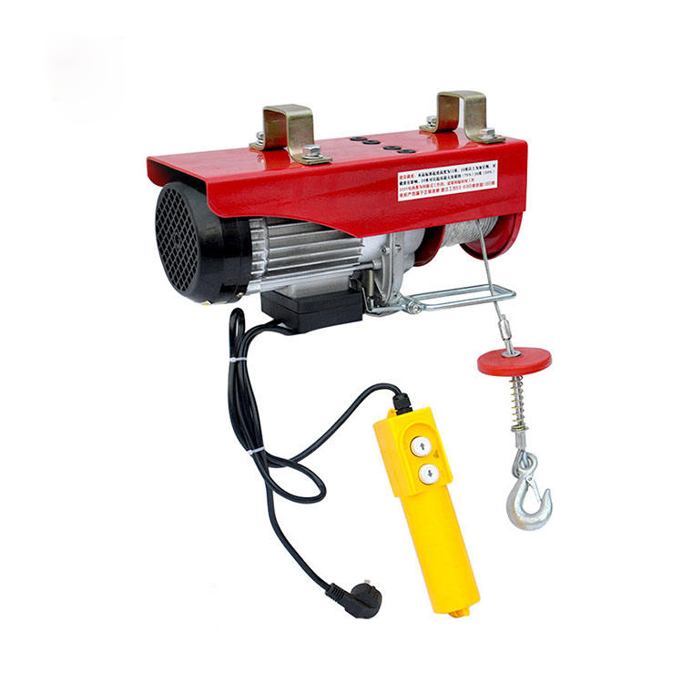 Máy tời treo pa600, tời điện 220v tải trọng 600kg cáp dài 12 mét