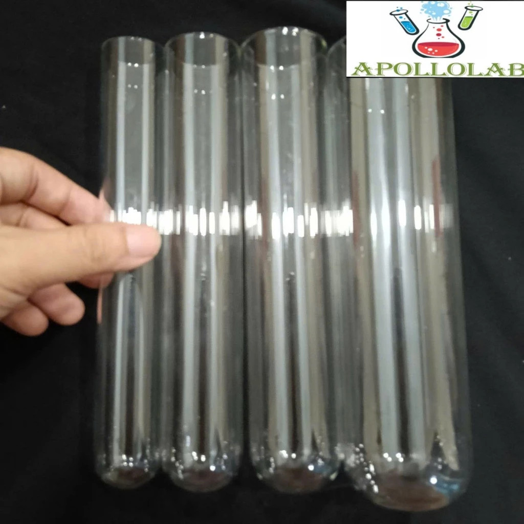 (Siêu lớn) Ống nghiệm thủy tinh chịu nhiệt trơn không nắp nút thí nghiệm