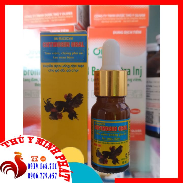Chymosin Oral 10ml tiêu viêm chống phù