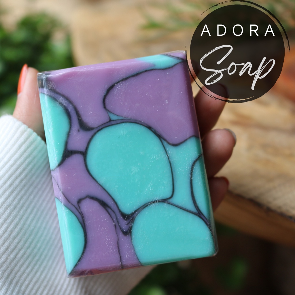 Xà phòng hữu cơ sữa . hạt óc chó | xà phòng sinh dược adora