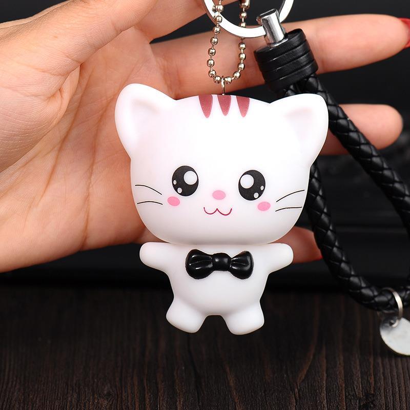 Móc khóa móc khóa mèo móc khóa hoạt hình móc khóa chibi
