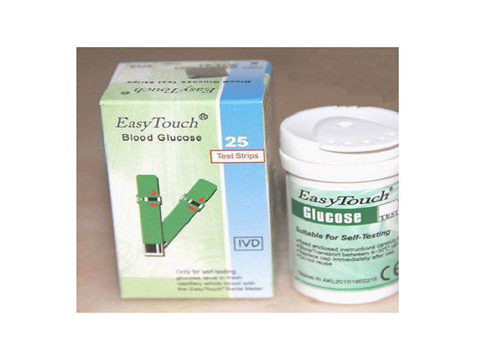 Que thử tiểu đường cho máy đo easy touch gcu et322