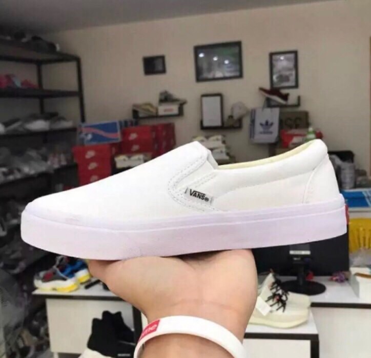 GIÀY VANS SLIP-ON TRẮNG (Full box, tag)