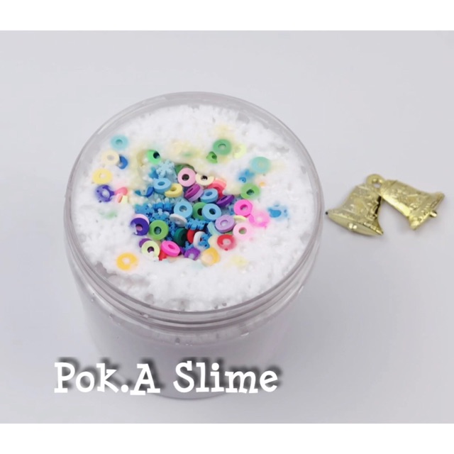 Slime Snowy Cereal - chất crunchy full Floam slime