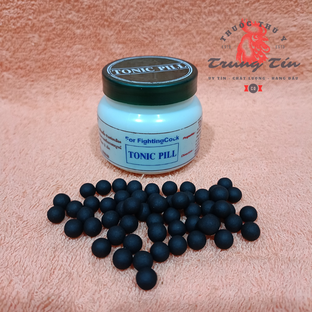 TONIC PILL - (nuôi tan và điều (tr)ị tan sau đá) - 1 HỦ / 130 VIÊN (thuoc ga , Thuốc gà đá)