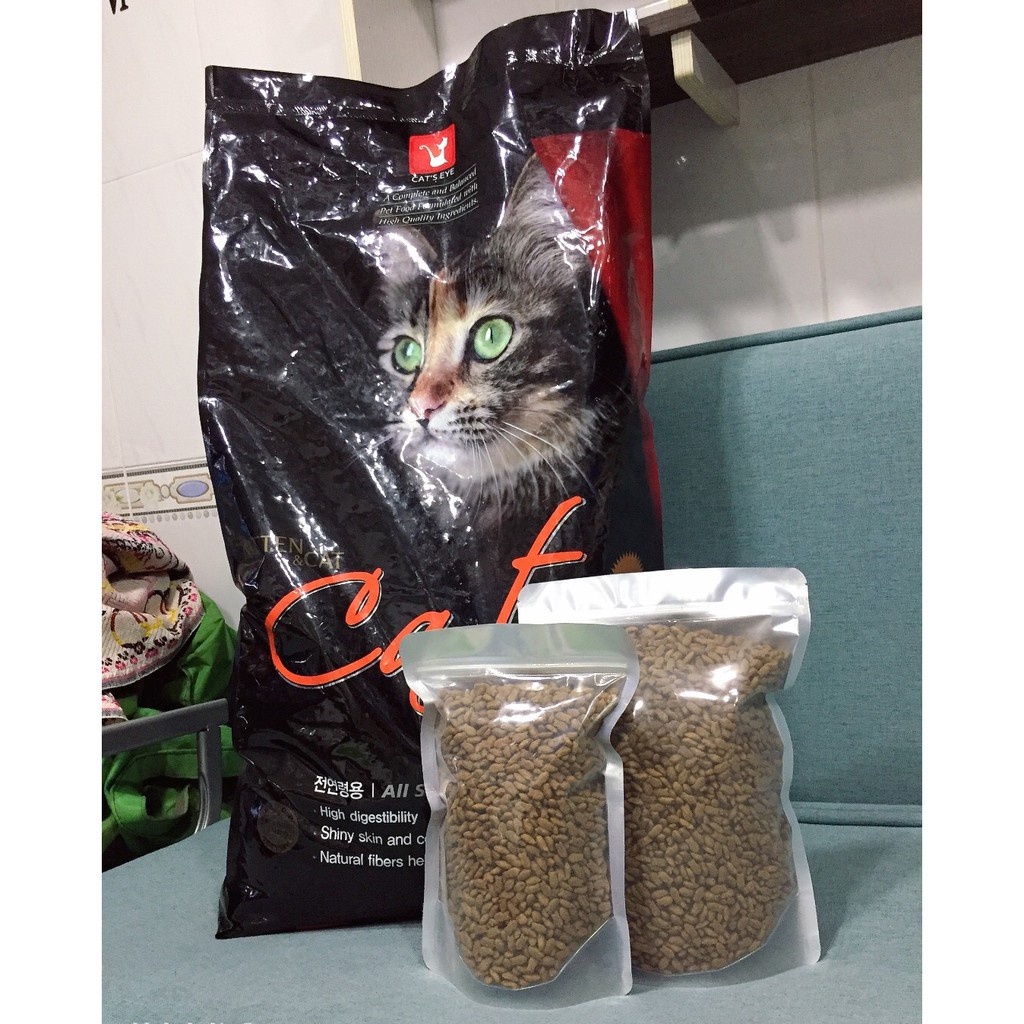 Hạt Catseye Cho Mèo Mọi Lứa Tuổi - Hạt Cho Mèo Cao Cấp (1kg chiết)