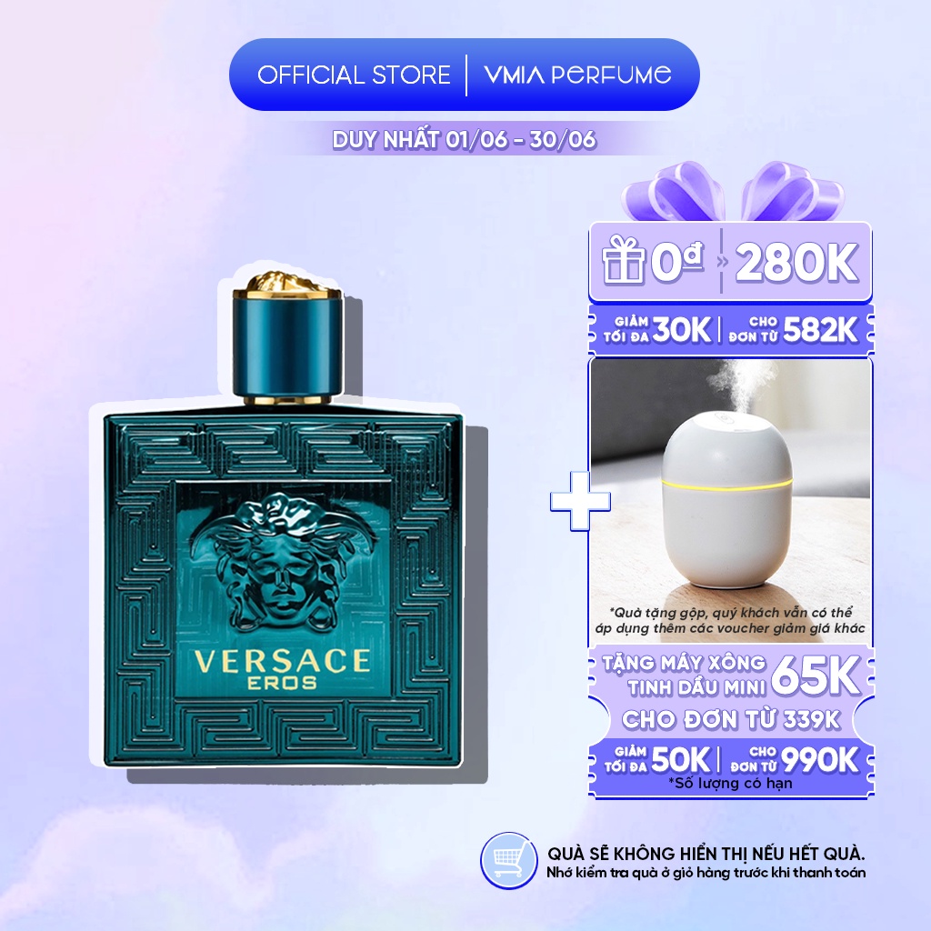 Vmia perfume - nước hoa nam versace eros edt mẫu thử 2ml 5ml 10ml