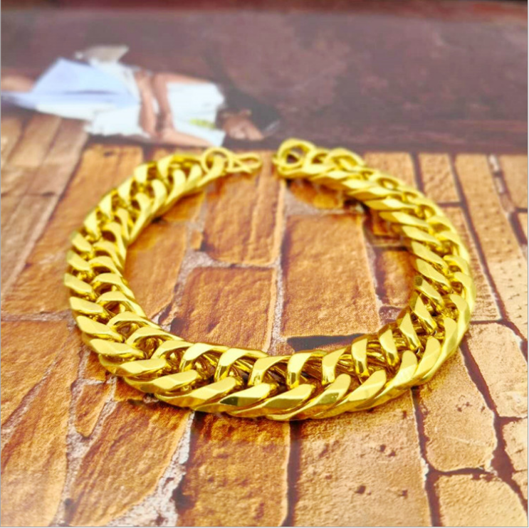 Thời Trang Nam Vòng Tay Vòng Đeo Tay Lắc Tay Mạ Vàng 24k sang trọng đẳng cấp