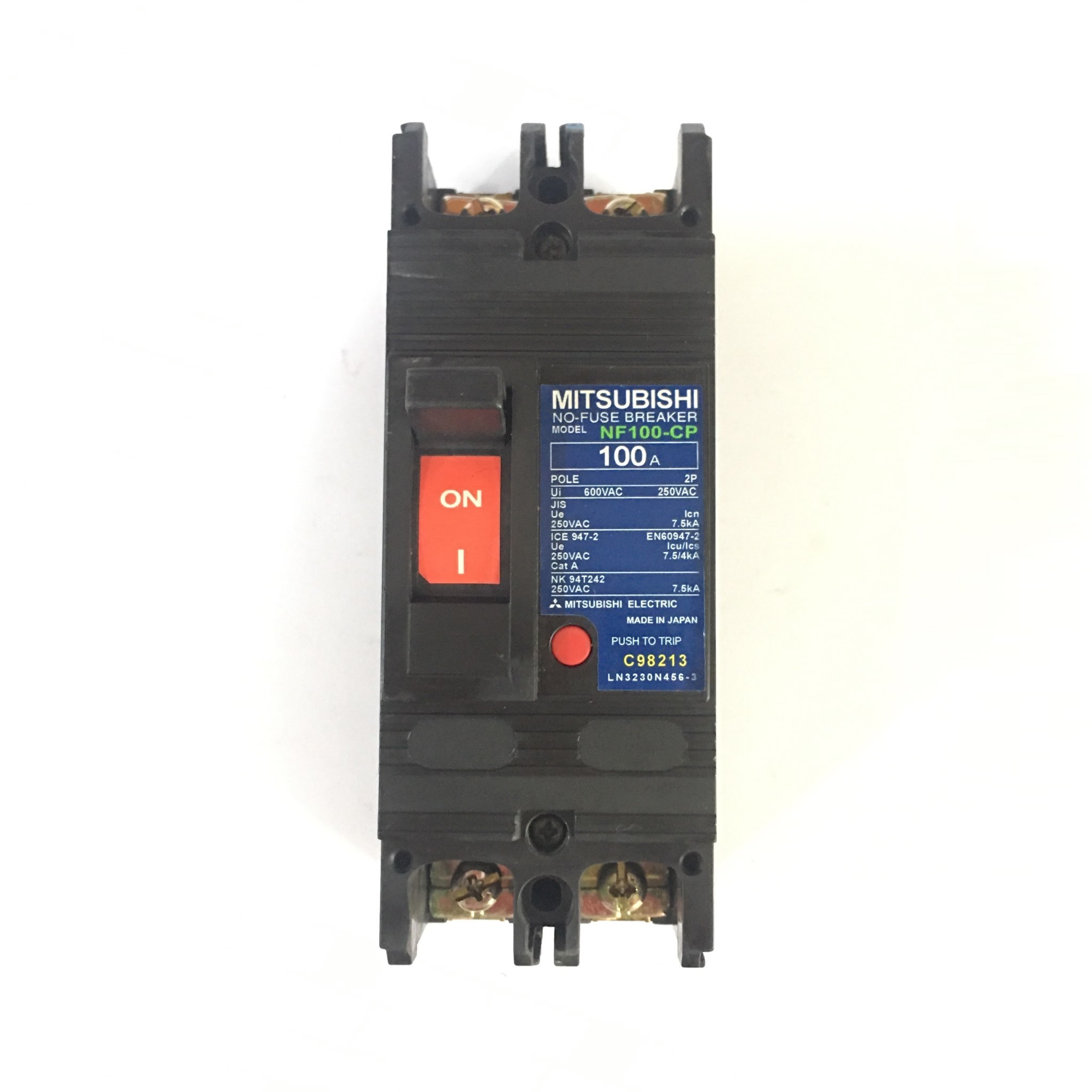 Aptomat 1 pha mitsubishi nội địa nhật 100a