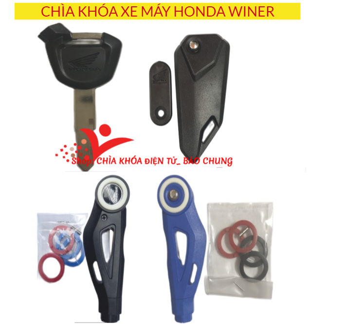 Chìa khóa xe máy Honda Winner nhiều mẫu mã.