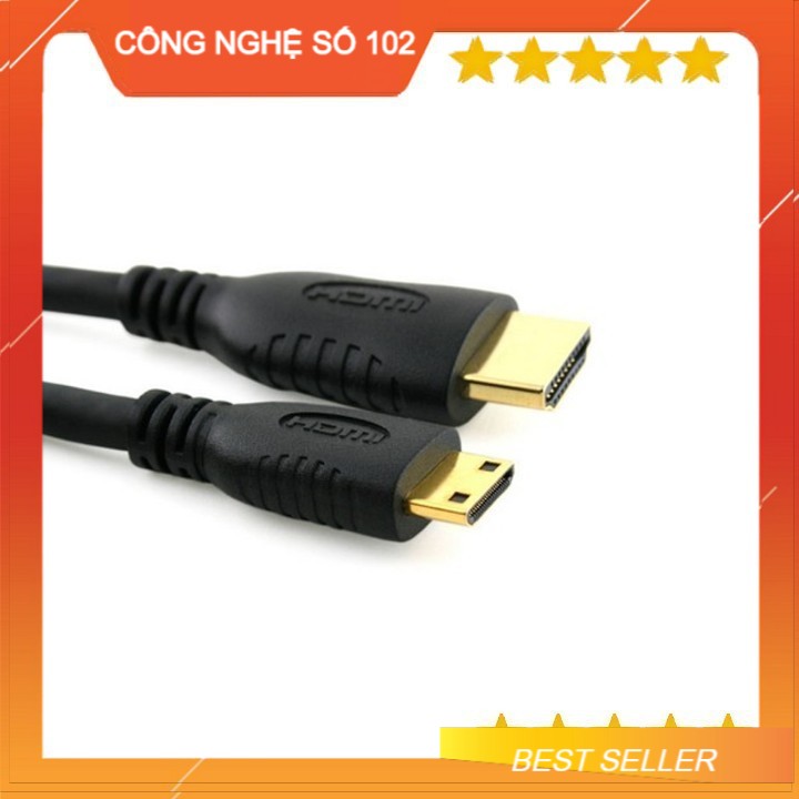 Cáp mini hdmi ra hdmi 5m 2 đầu dương