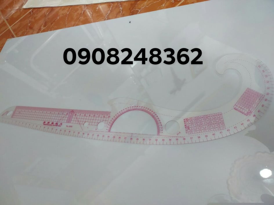 Thước cong uốn vẽ hình siêu dẻo 55cm