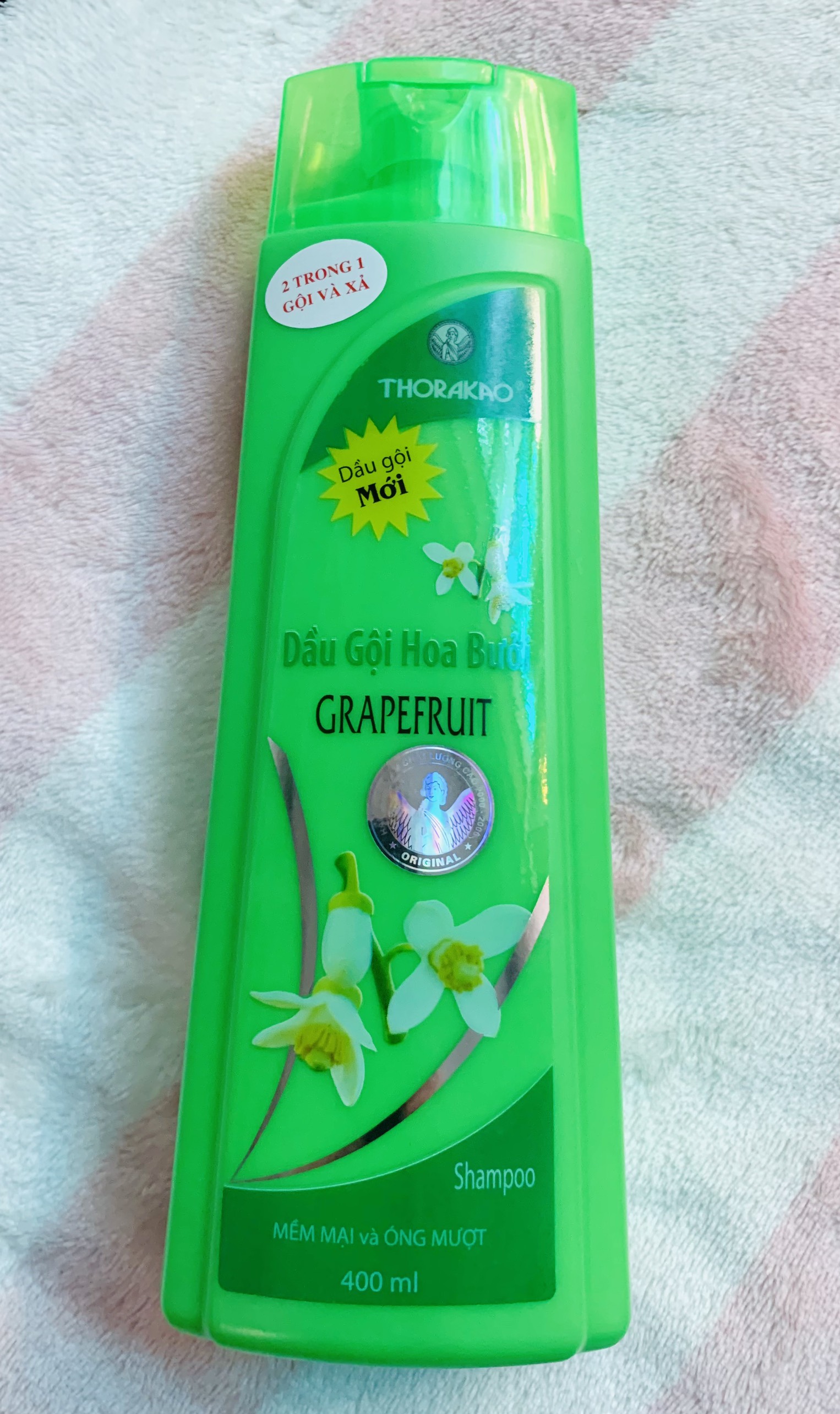 [HCM] ( Chính hãng) 1 CHAI DẦU GỘI, XẢ 2IN1 HOA BƯỞI THORAKAO GRAPEFRUIT 400ML -  SẢN PHẨM DATE MỚI, HẠN SỬ DỤNG XA
