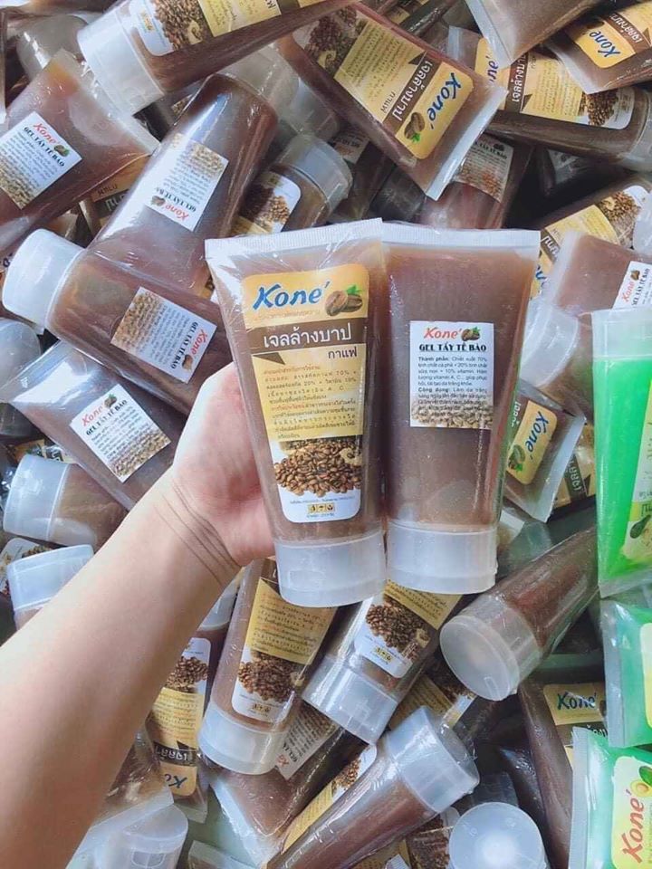 Tẩy tế bào chết kone bơ&cafe