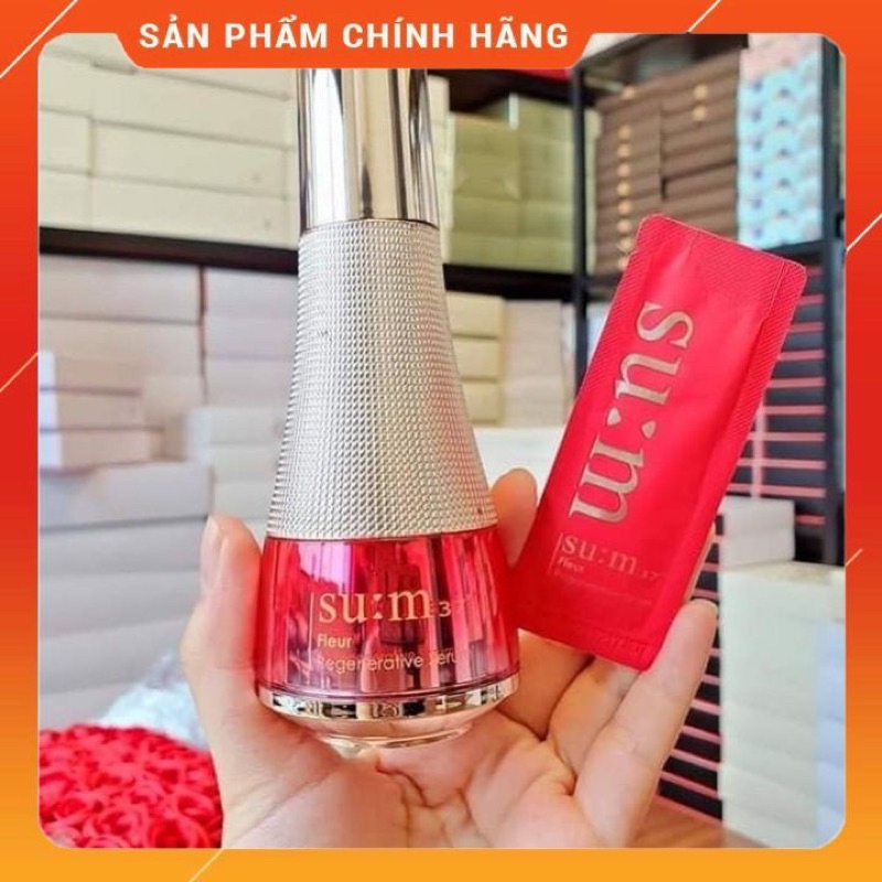 Combo 10 gói Tinh chất chống lão hóa sum đỏ Fleur Regenerative Serum 1ml