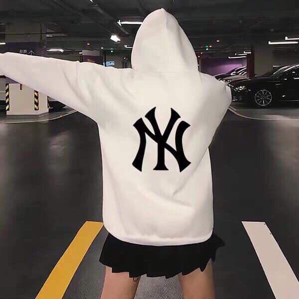 Áo Khoác Hoodie New York Màu Đen Và Trắng Unisex