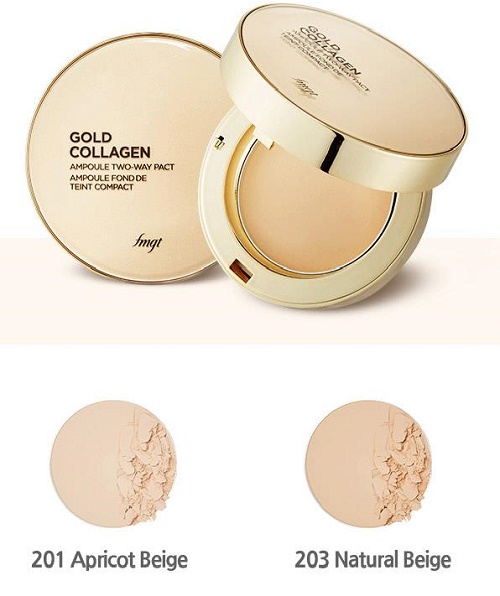 [HCM]Phấn phủ Che Khuyết Điểm TFS GOLD COLLAGEN AMPOULE TWO-WAY PACT SPF30 PA+++ V201/V203