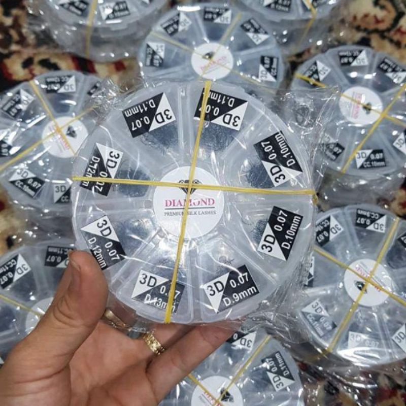 Mix fan sẵn 3d 4d 5d 0.07 hộp 1000 fan cong c,cc,d