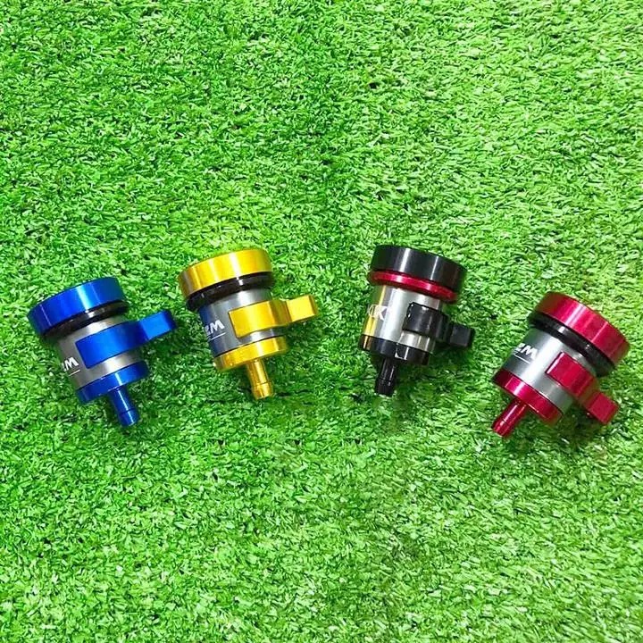 Bình dầu rời AEM nhôm CNC đã chống xì gắn thắng đĩa trước sau loại nhỏ cho các dòng xe Honda - Yamaha - Suzuki