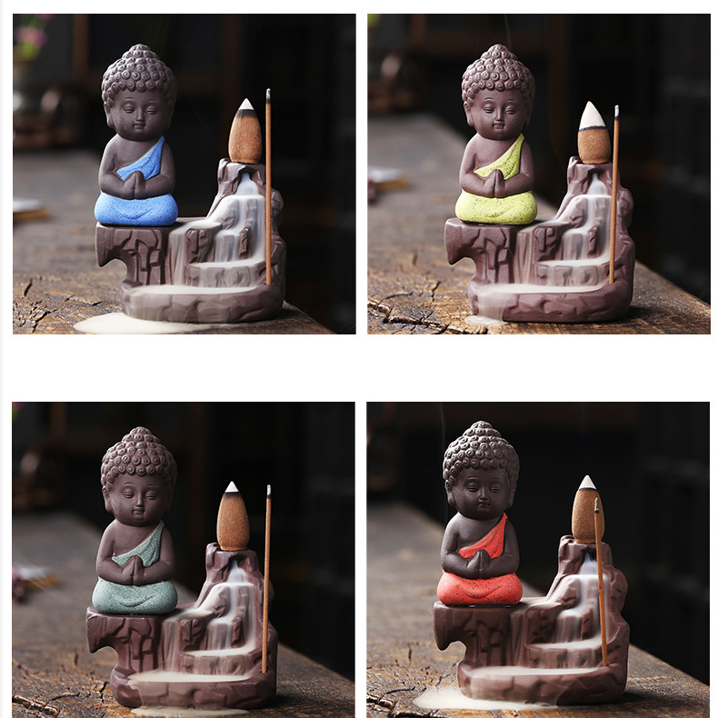 Tượng phật tổ nhỏ, tượng phật tổ decor, decor trang trí phòng khách, decor bàn làm việc, bàn thờ phật, BOHA - B6018