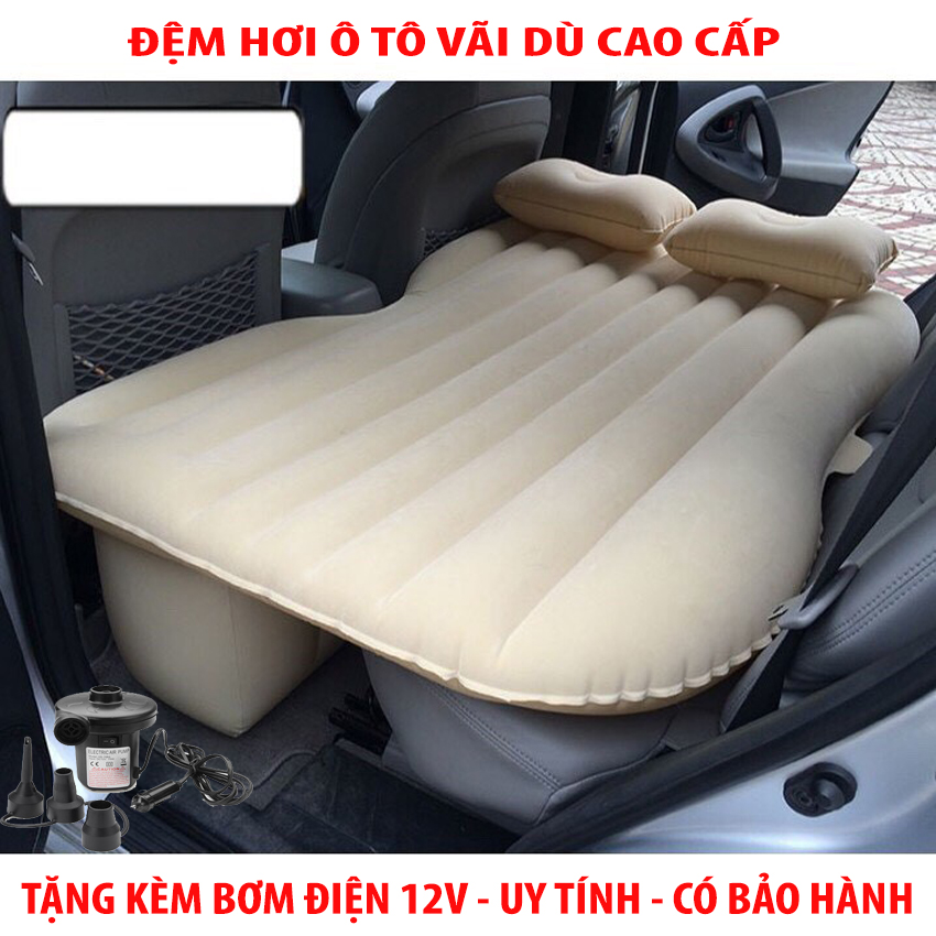 Đệm Hơi Ô Tô - Nệm Hơi Giường Hơi Cho Xe Ô Tô Giá Rẻ Cao Cấp Chất Lượng Giúp Các Bà Bầu Người Già Có Thể Nằm Nghỉ Luôn Trên Xe Như Nằm Trên GiườngĐệm (Nệm) Hơi Ô Tô (Vải Dù - Nhung)