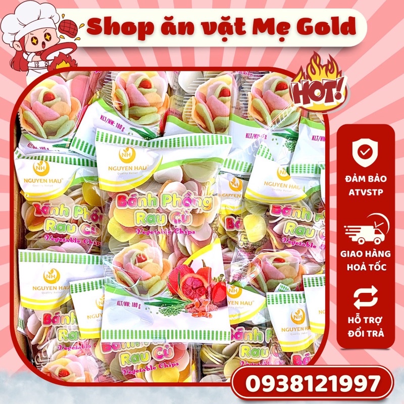 Bánh phồng tôm rau củ
