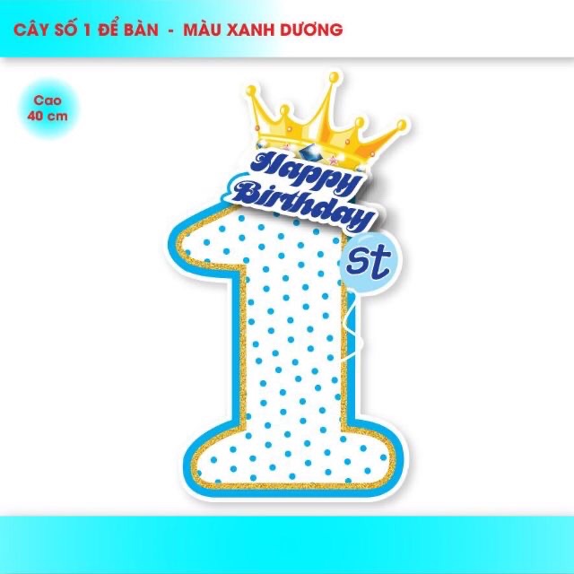 Cây số 1 để bàn siêu đẹp