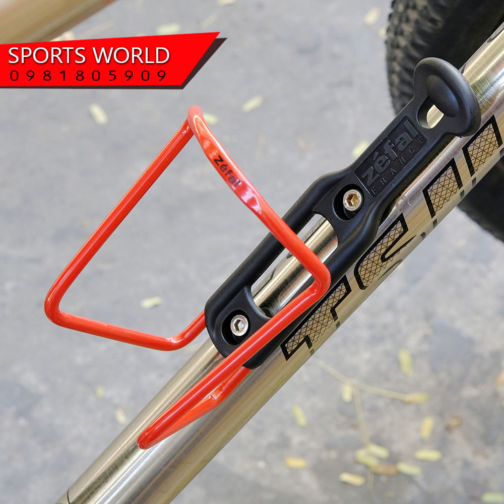 Gọng bình nước xe đạp nhôm ALU PLAST ZÉFAL hàng Pháp - SPORTS WORLD
