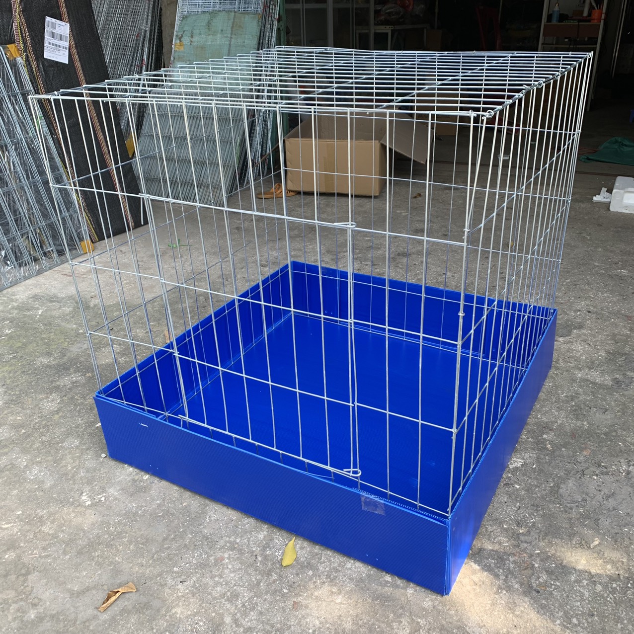 LỒNG NUÔI GÀ CHỌI GÀ TRE SIZE 80x80x80  KÈM KHAY NHỰA, LỒNG CHỤP GÀ CHỌI GÀ TRE GIÁ RẺ