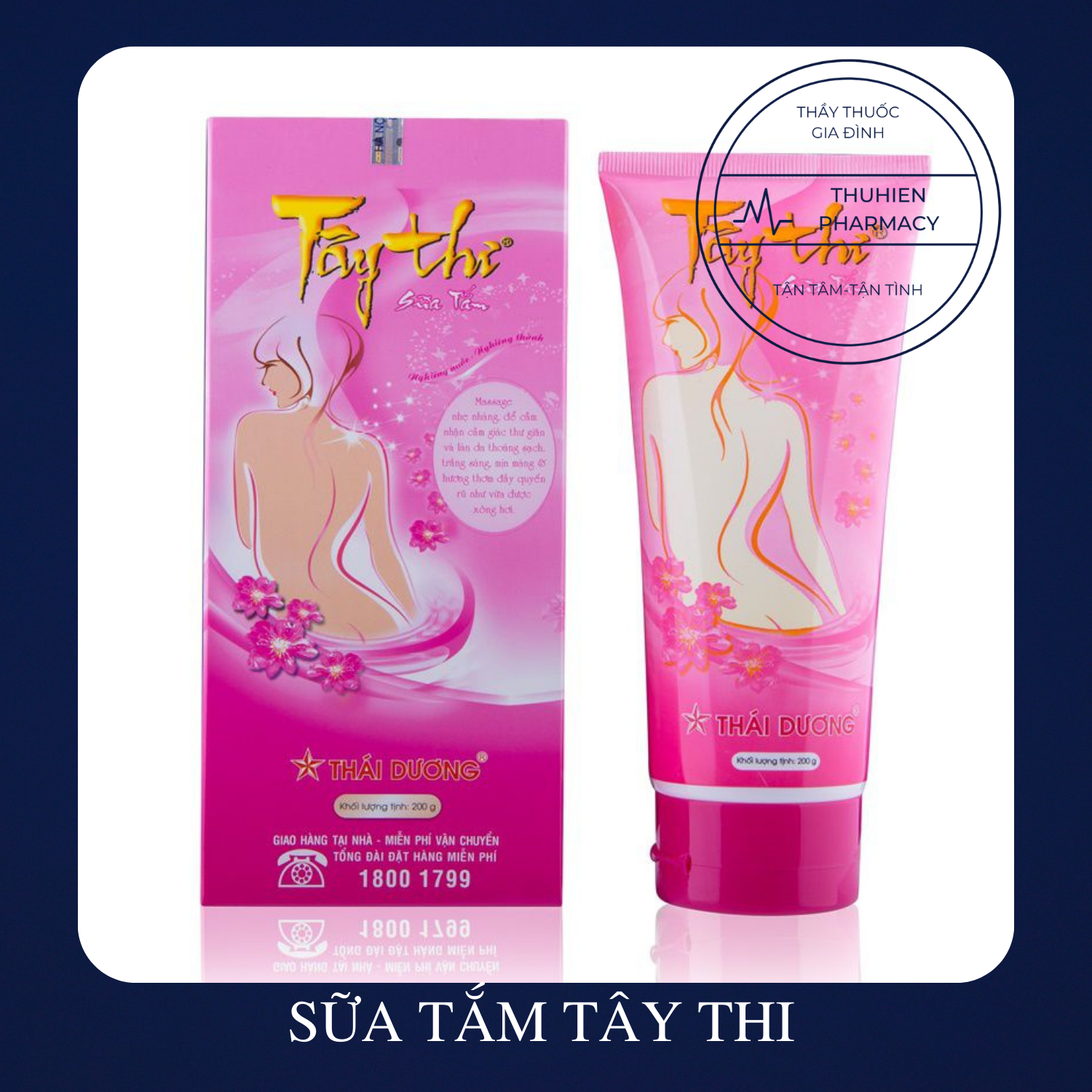 Sữa tắm tây thi tuýp 200g