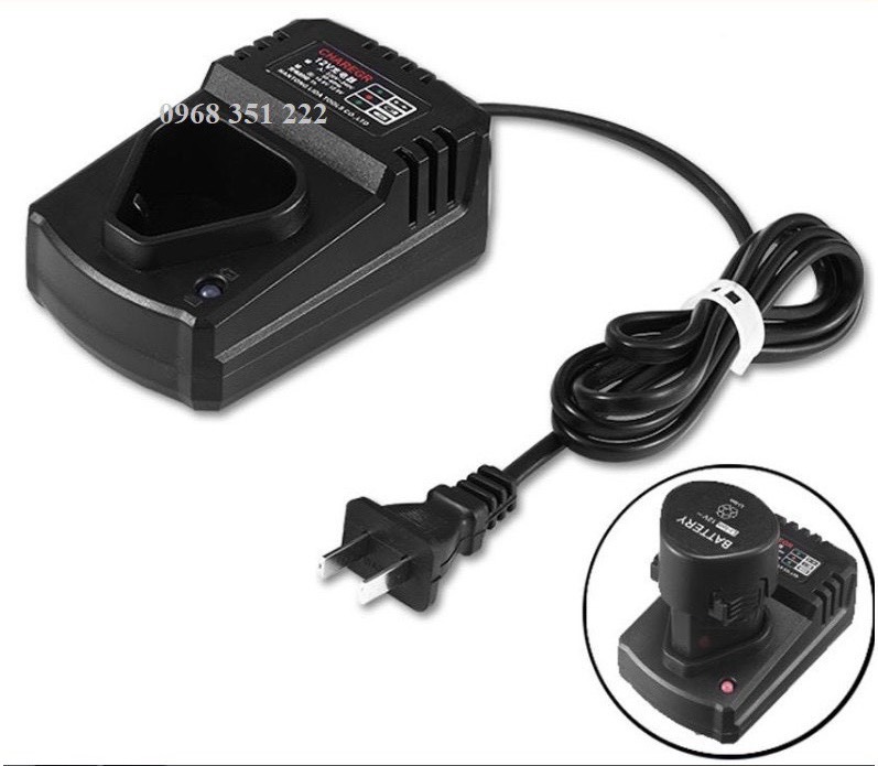 Sạc đế sạc cốc pin 12v máy khoan pin - cốc sạc khoan pin 12 mkt