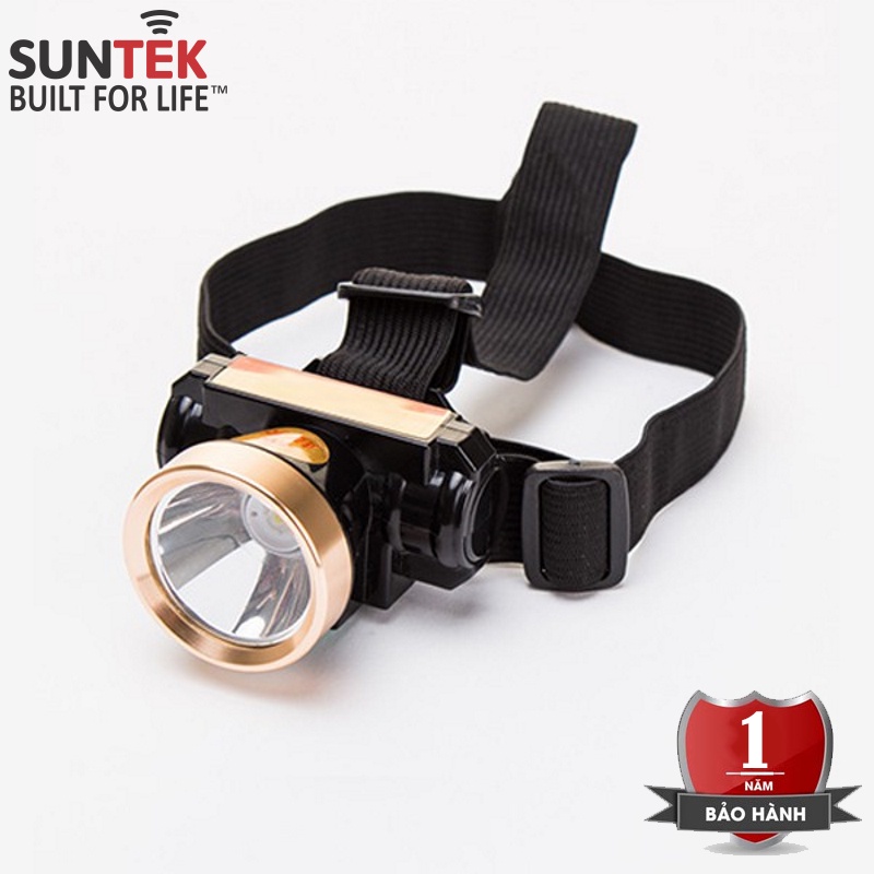 Đèn Pin LED Đội Đầu SUNTEK A15 - Công suất 30W | Ánh sáng Trắng/Vàng | Thời gian chiếu sáng từ 2-8h - Hàng Chính Hãng - Bảo hành 12 tháng
