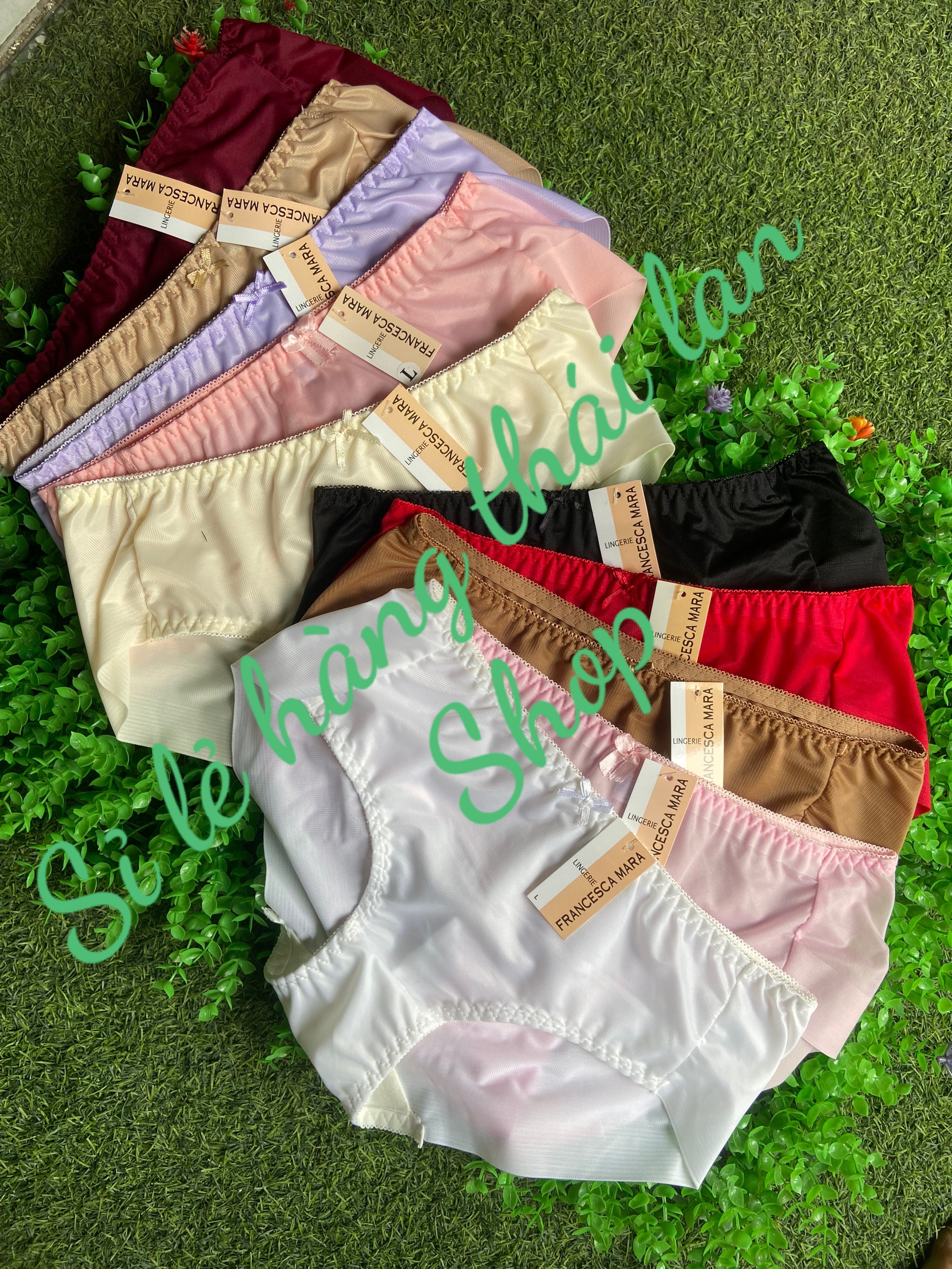 Combo 10 quần lót nữ chất lụa cao cấp from to