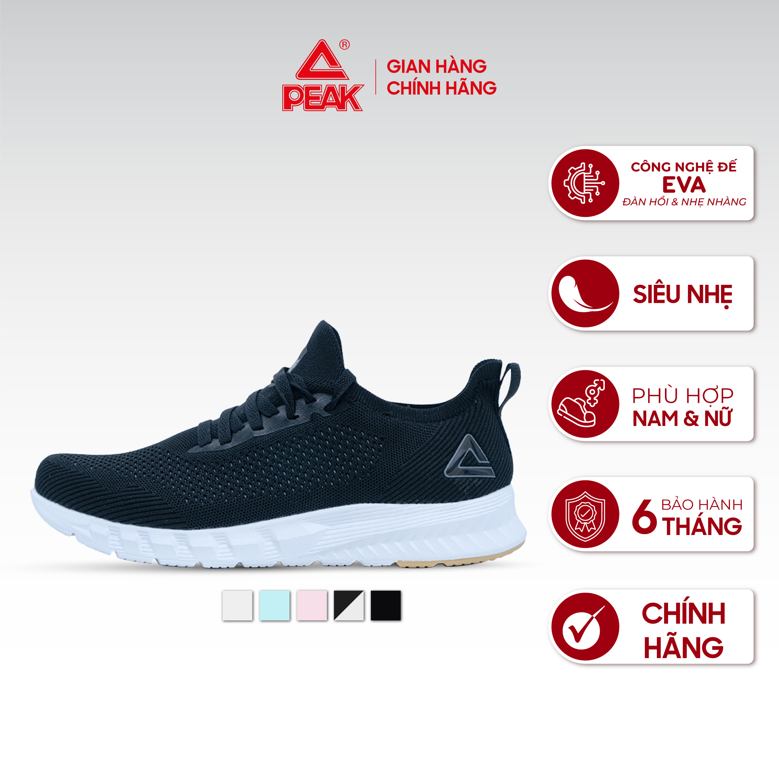 ️giày chạy bộ thể thao nam peak running e29007h