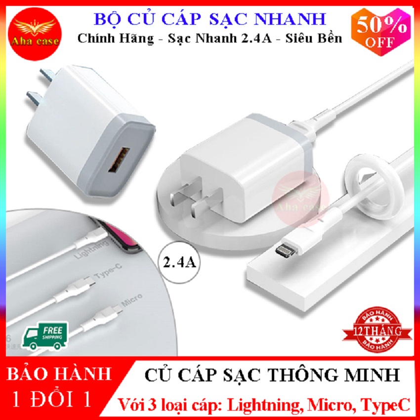 Bộ củ cáp sạc nhanh sendem C66, Cam kết chính hãng, có đủ 3 loại chân sạc Lightning, Micro, TypeC Tương thích với hầu hết các loại điện thoại hiện nay, Tốc độ sạc nhanh, an toàn, ổn định khi sử dụng Bảo hành 12 Tháng 1 đổi 1