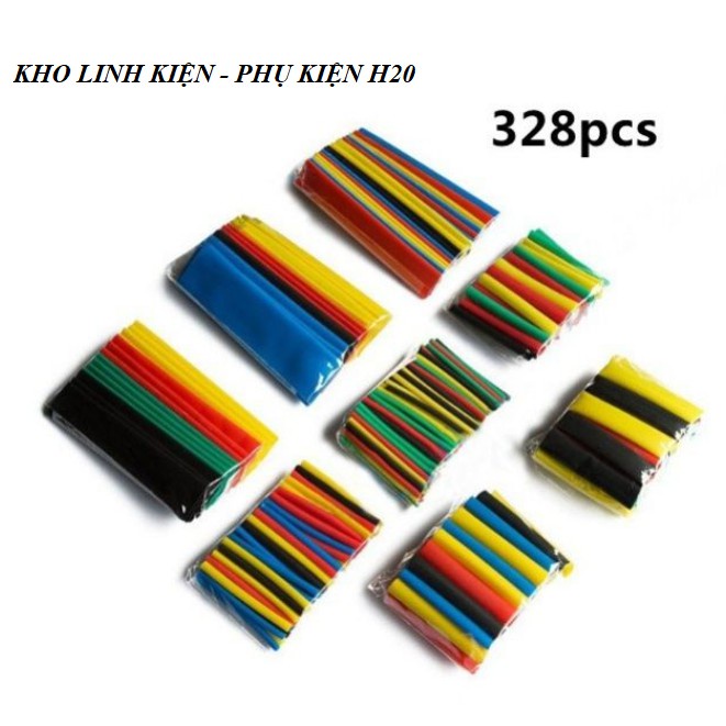 Ống gen co nhiệt cách điện - túi gen 328 chiếc các kích cỡ dubic electric