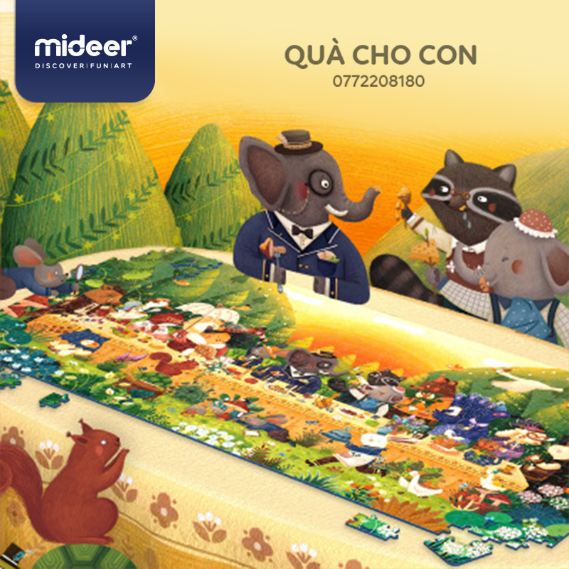 Mideer - bộ xếp hình 528 miếng ghép sunset carnaval