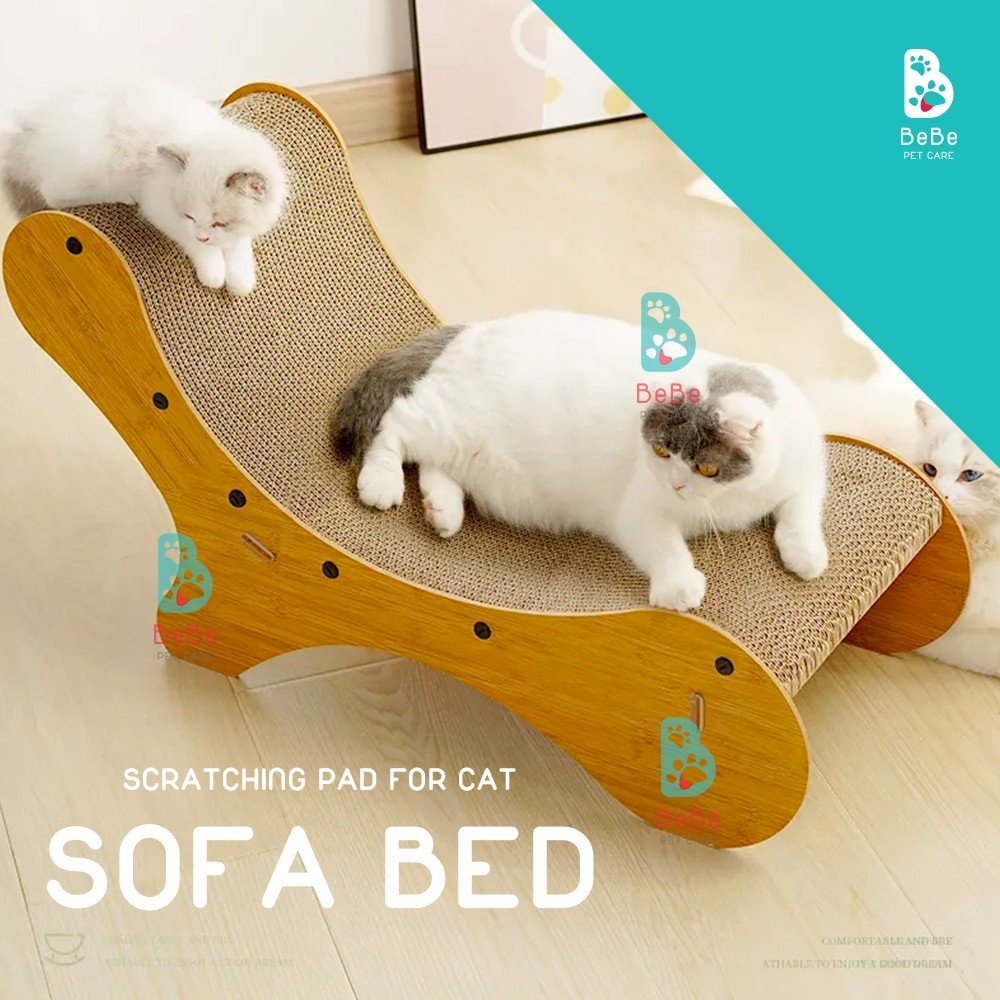 Bàn cào móng sofa lười siêu to siêu thích - giường nằm cào móng - đồ chơi cho mèo