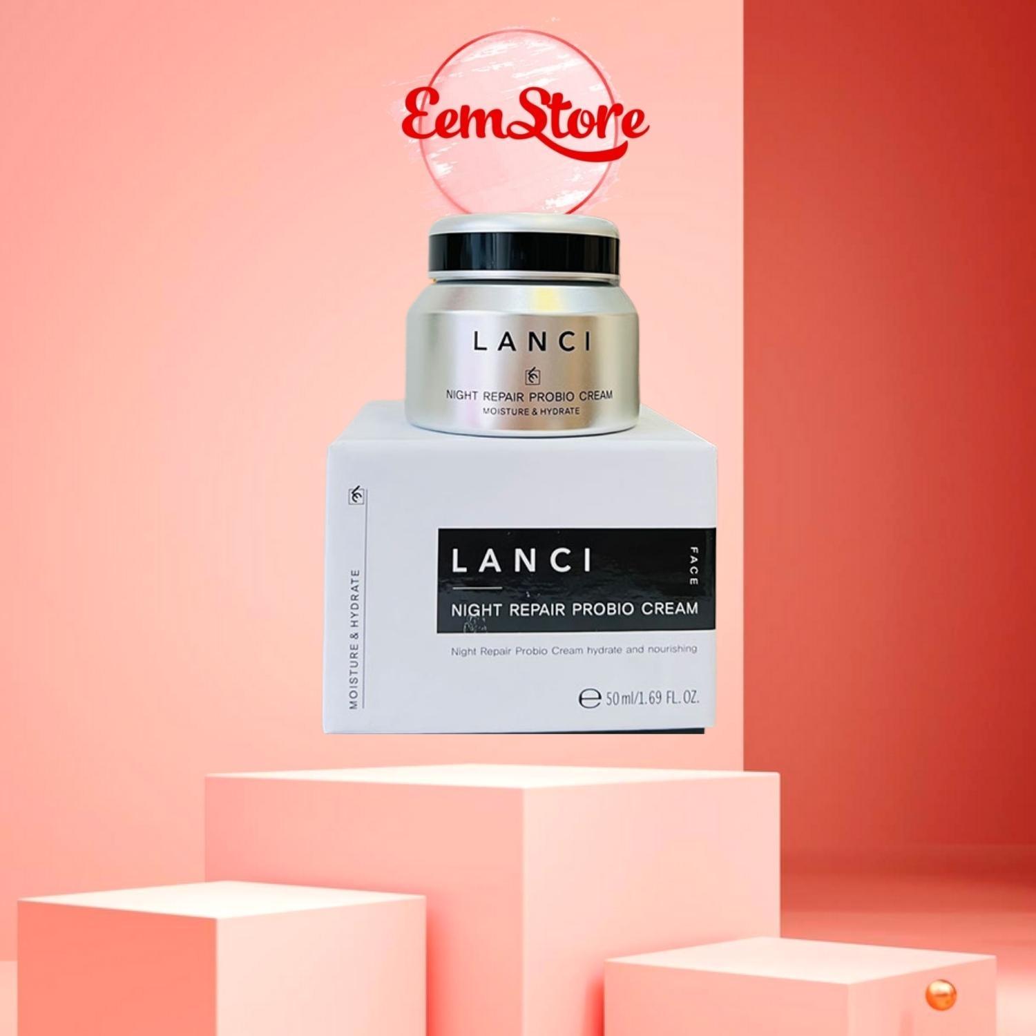 Kem dưỡng phục hồi tế bào da ban đêm Lanci Night Repair Probio Cream phục hồi da từ sâu bên trong 50ml
