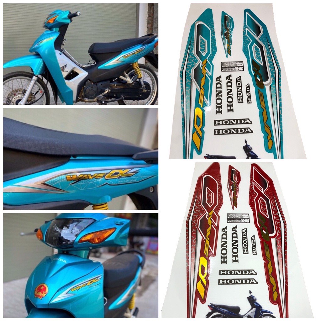 Tem zin wave alpha . dán cho wave 50cc-100cc-110cc - 3 lớp