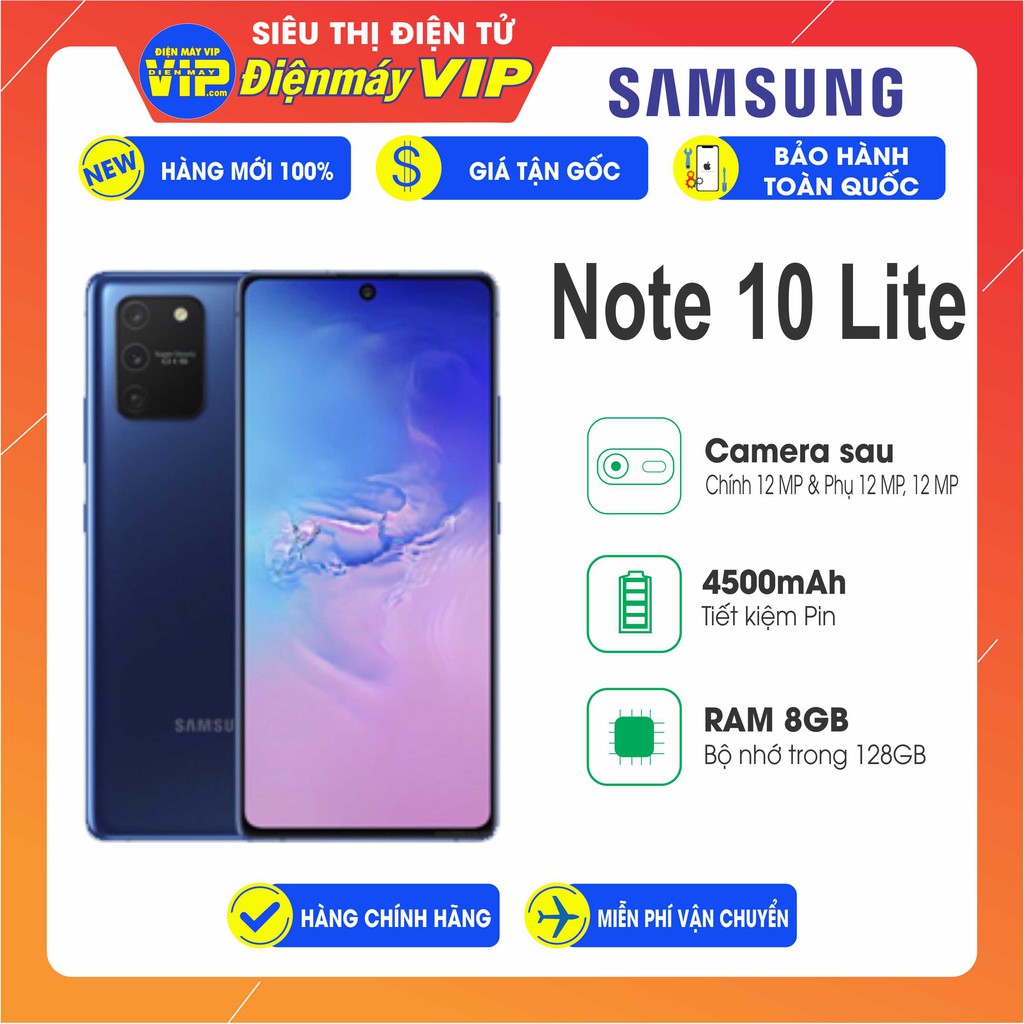 Điện thoại samsung note 10 lite nguyên seal , mới - hành - bảo hành 12 tháng toàn quốc