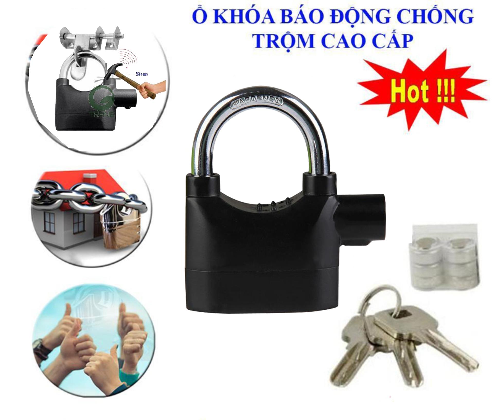 Ổ khóa chống trộm kingbar alagm lock màu đen